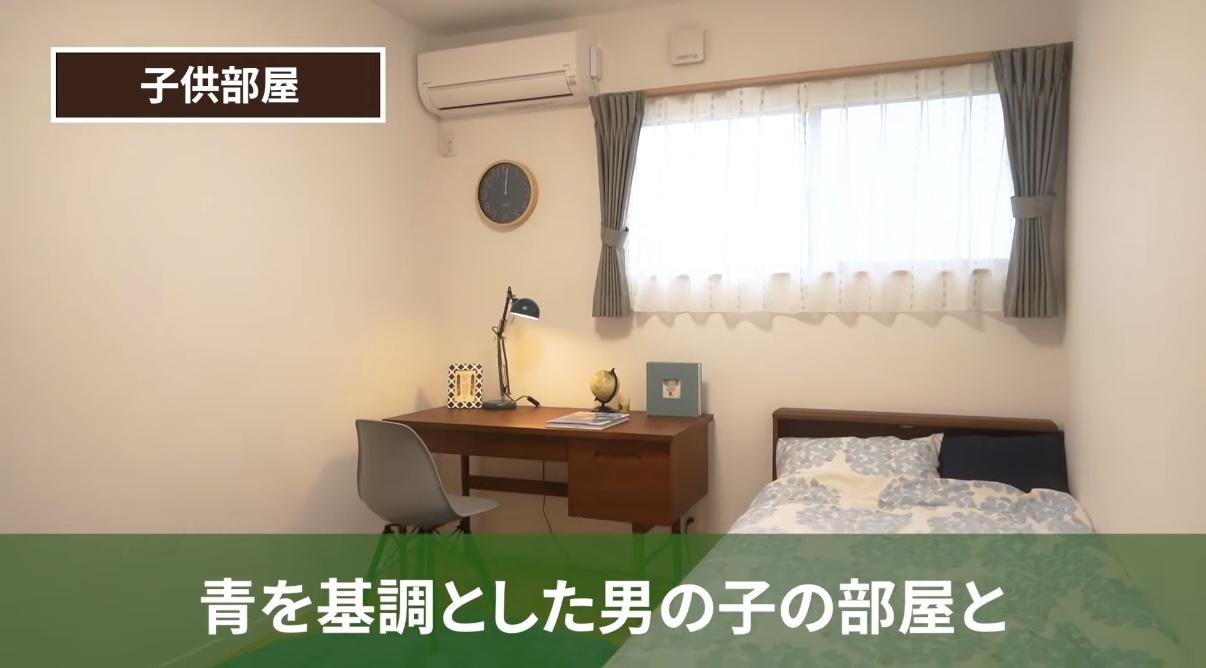 光あふれる男の子の子供部屋