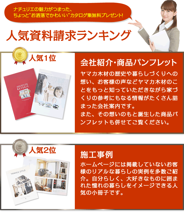 人気資料請求ランキング