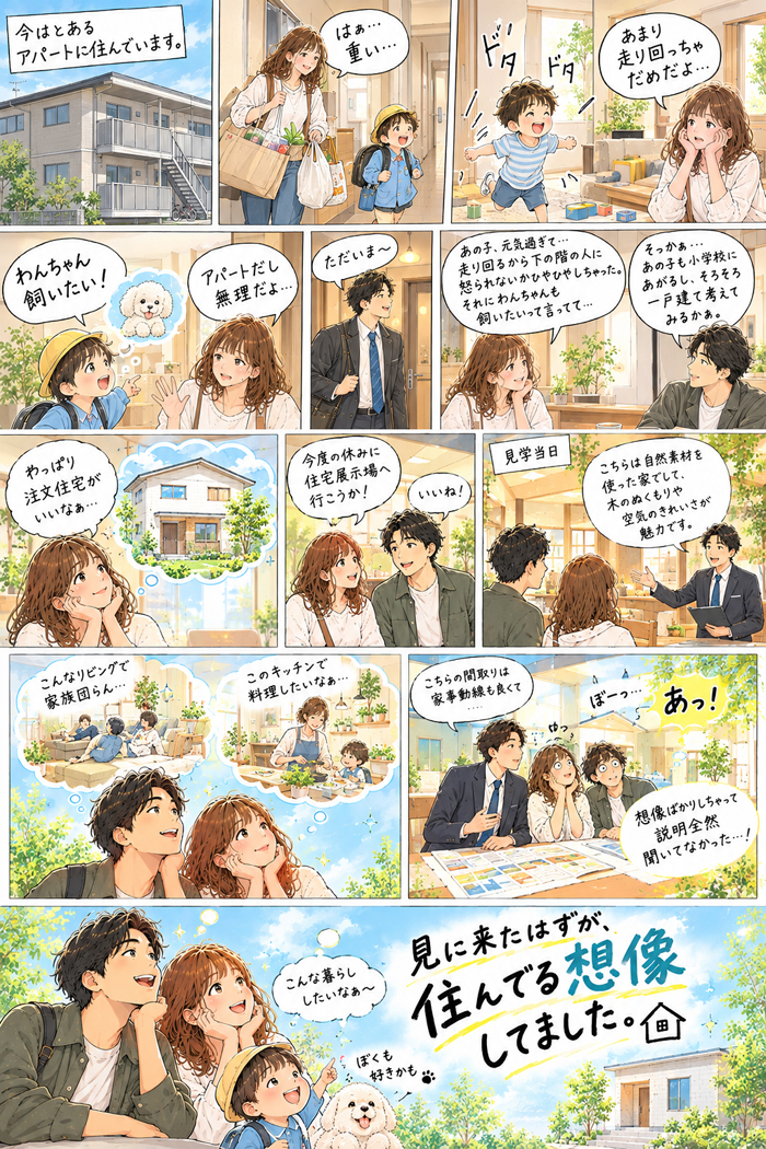 見に来たはずが、住んでる想像してました。