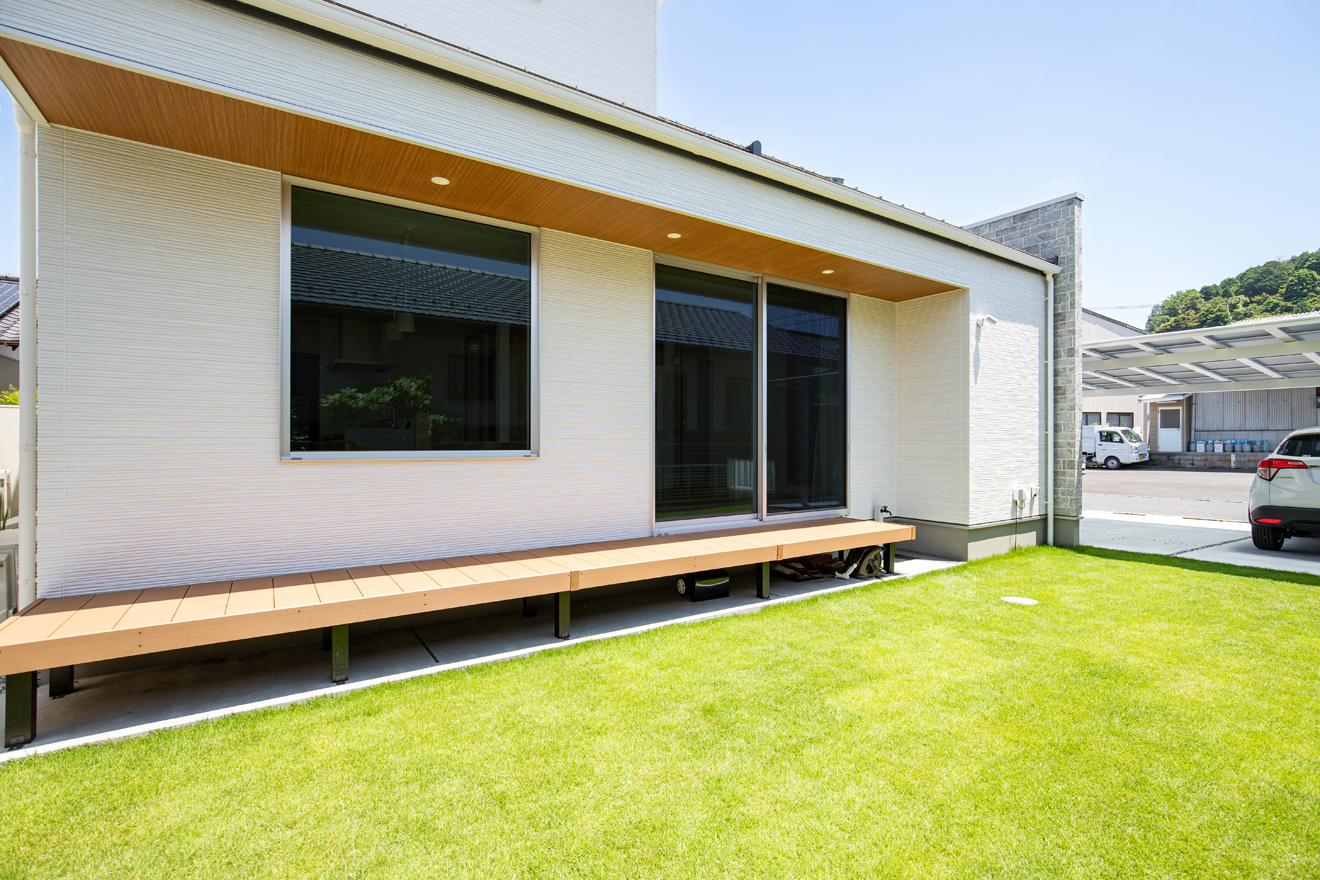 四季の移り変わりを楽しめる庭