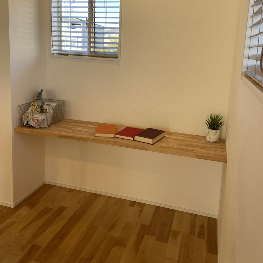 【造作机】ダイニング横で親子の会話が弾む