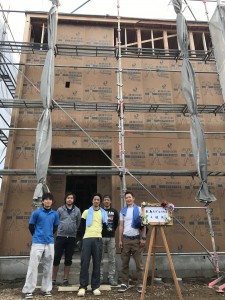 モデルハウス 上棟式