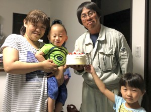 家づくり1周年おめでとうございました。