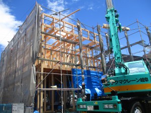 モデルハウス 上棟式