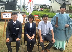 モデルハウス　地鎮祭