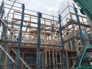 那加日吉町モデルハウスⅠ 上棟式