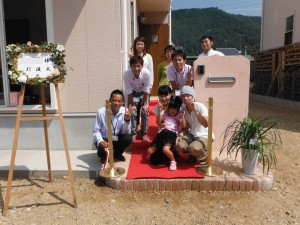 Ｆ様　引渡し式