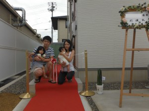 Ｈ様　引渡し式