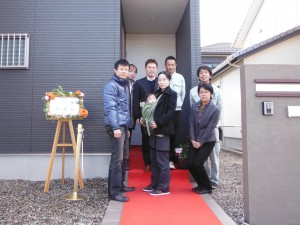 瑞穂市Ｏ様　引渡し式