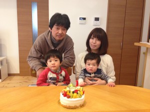 家づくり1周年、おめでとうございます