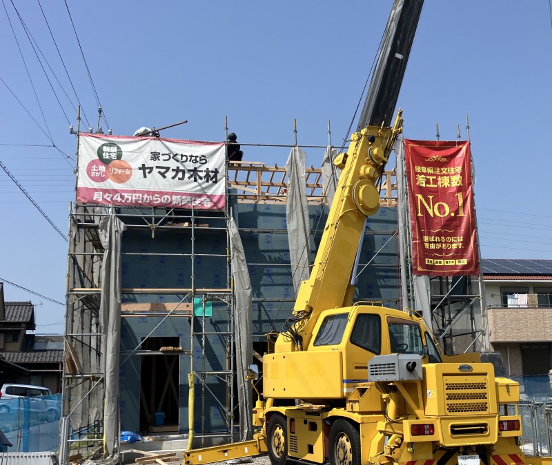 家づくり現場レポートを更新しました。
