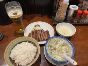 仙台の牛タン！