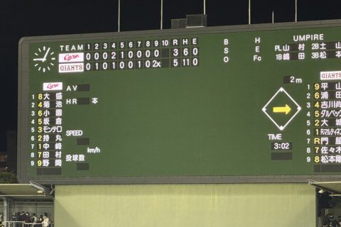 サヨナラ勝ち！