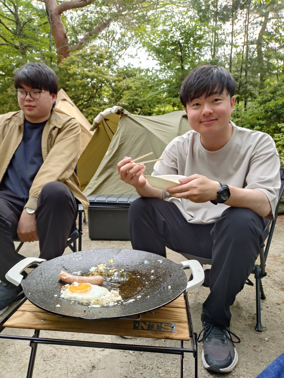 初湖畔キャンプ！