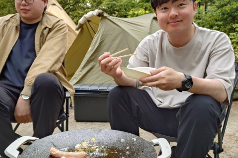 初湖畔キャンプ！