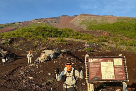 念願の富士登山