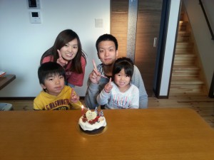 家づくり1周年おめでとうございます