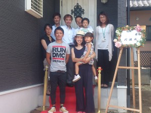 Ｍ様　引渡し式