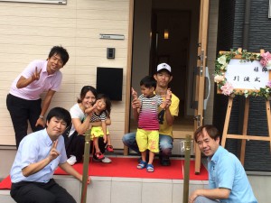 Ｔ様　引渡し式