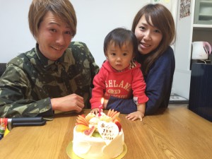 家づくり1周年おめでとうございます。