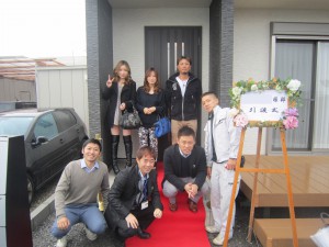 Ｍ様　引渡し式
