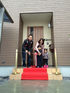 Ｋ様　引渡し式