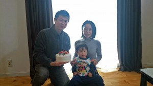 家づくり1周年おめでとうございます。