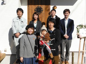 Ａ様　引渡し式