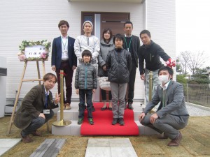 Ｆ様　引渡し式