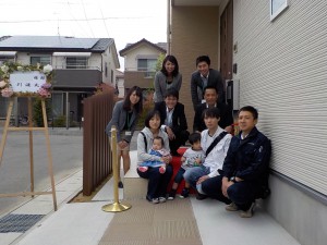 Ｋ様　引渡し式