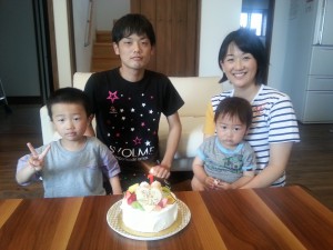 家づくり1周年おめでとうございます！