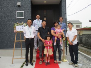 Ｙ様　引渡し式