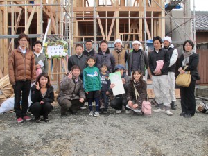 Ｎ様、上棟おめでとうございます。