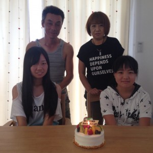 家づくり1周年おめでとうございます。