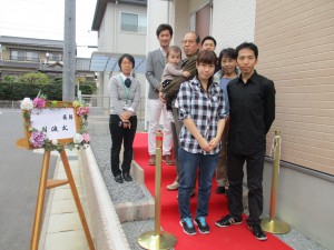 Ｔ様　引渡し式