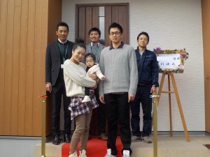 Ｏ様　引渡し式