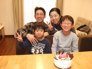 家づくり1周年おめでとうございます。