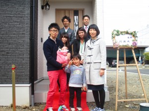 Ｔ様　引き渡し式