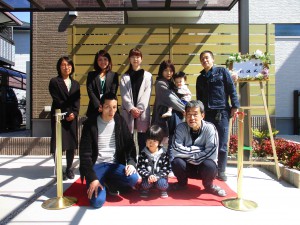 Ｓ様　引き渡し式