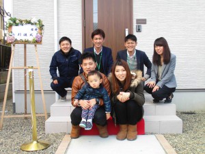 Ｋ様　引き渡し式