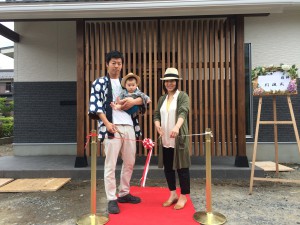 Ｓ様　引き渡し式