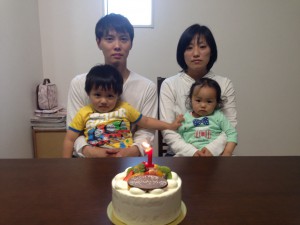 家づくり1周年おめでとうございます。