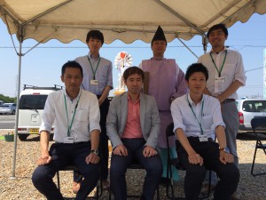 大垣市楽田町モデルハウス　地鎮祭