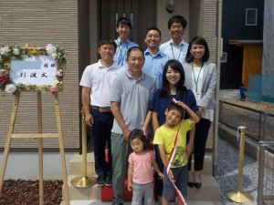 Ｍ様　引き渡し式