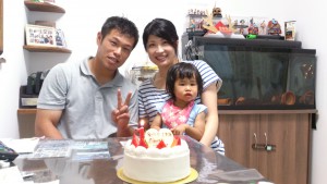 家づくり1周年おめでとうございました！