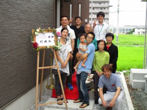 Ｙ様　引き渡し式