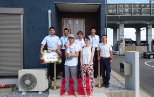 Ｋ様　引き渡し式