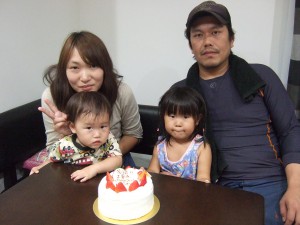 K様、家づくり1周年おめでとうございます。