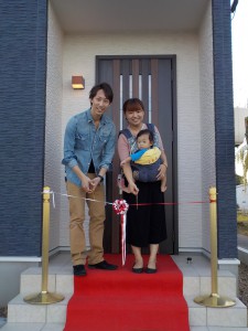 Ｋ様　引き渡し式