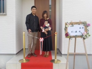 Ｋ様　引き渡し式